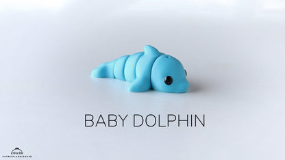 Baby Dolphin Keyring / Model