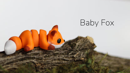 Baby Fox Keyring / Model