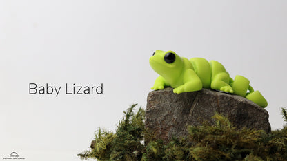 Baby Lizard Keyring / Model