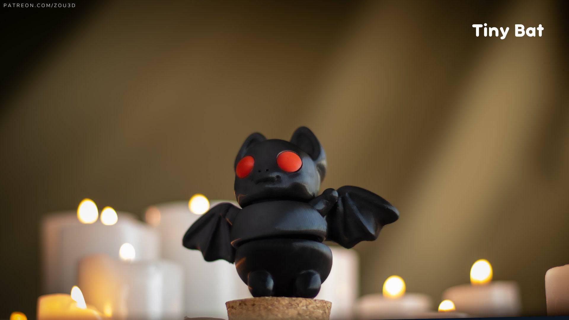 Tiny Bat Keyring / Model - Xeon Crafts 