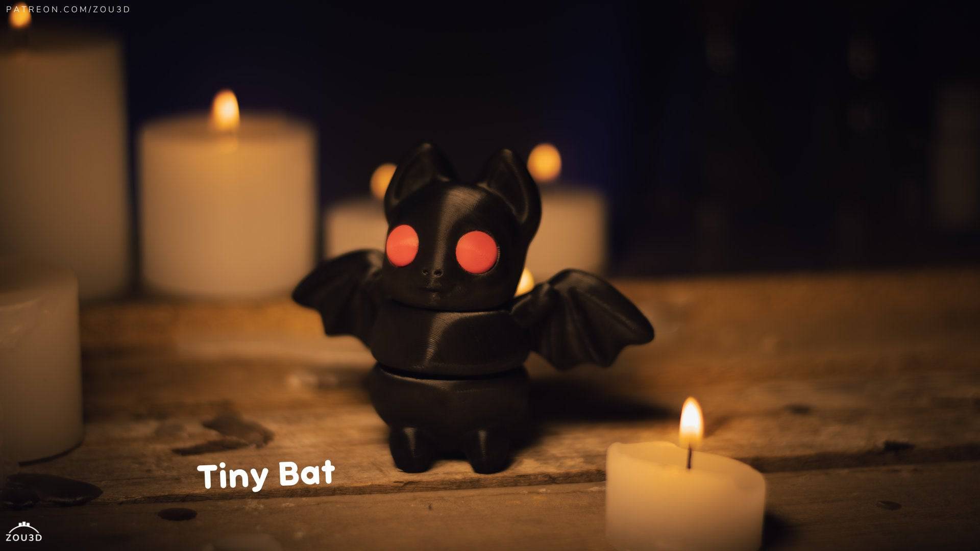 Tiny Bat Keyring / Model - Xeon Crafts 
